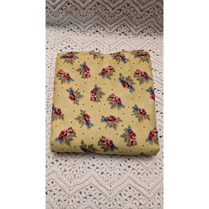 Yellow Cotton Chintz Fabric "American Spirit IV" Collection Henry Glass Fabrics